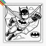 Kleurplaat Batman 5 Kleurplaat Batman thumbnail