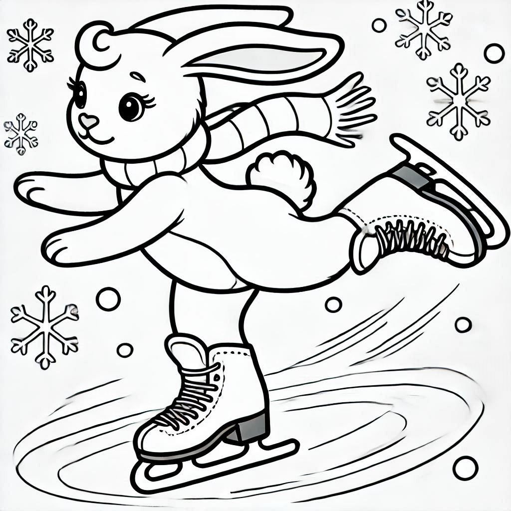 Kleurplaat Schaatsen 19 Kleurplaat Schaatsen Unieke12