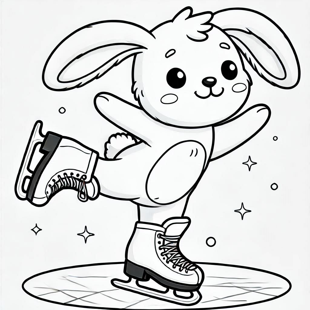 Kleurplaat Schaatsen 20 Kleurplaat Schaatsen Unieke13