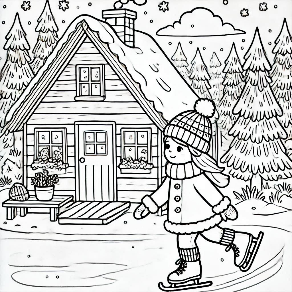 Kleurplaat Schaatsen 28 Kleurplaat Schaatsen Unieke21