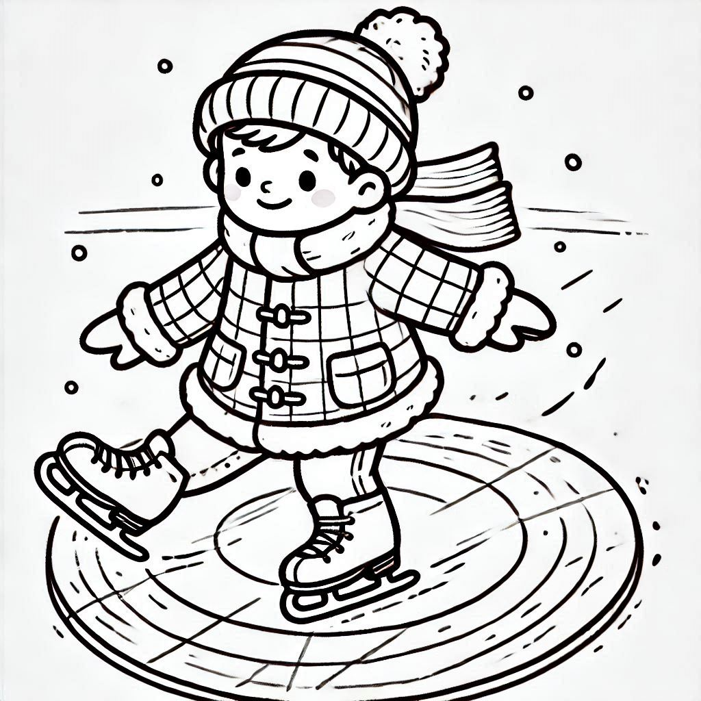 Kleurplaat Schaatsen 10 Kleurplaat Schaatsen Unieke3