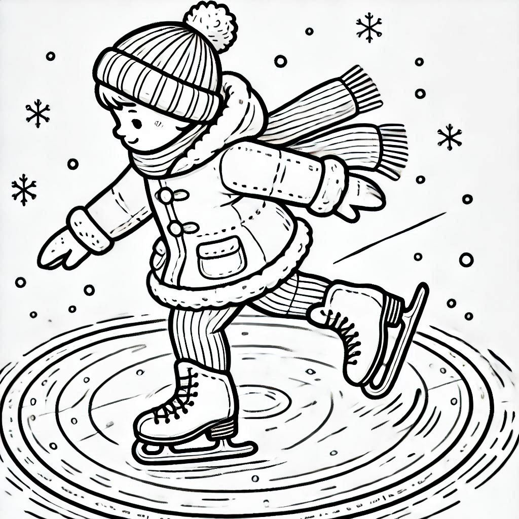 Kleurplaat Schaatsen 12 Kleurplaat Schaatsen Unieke5