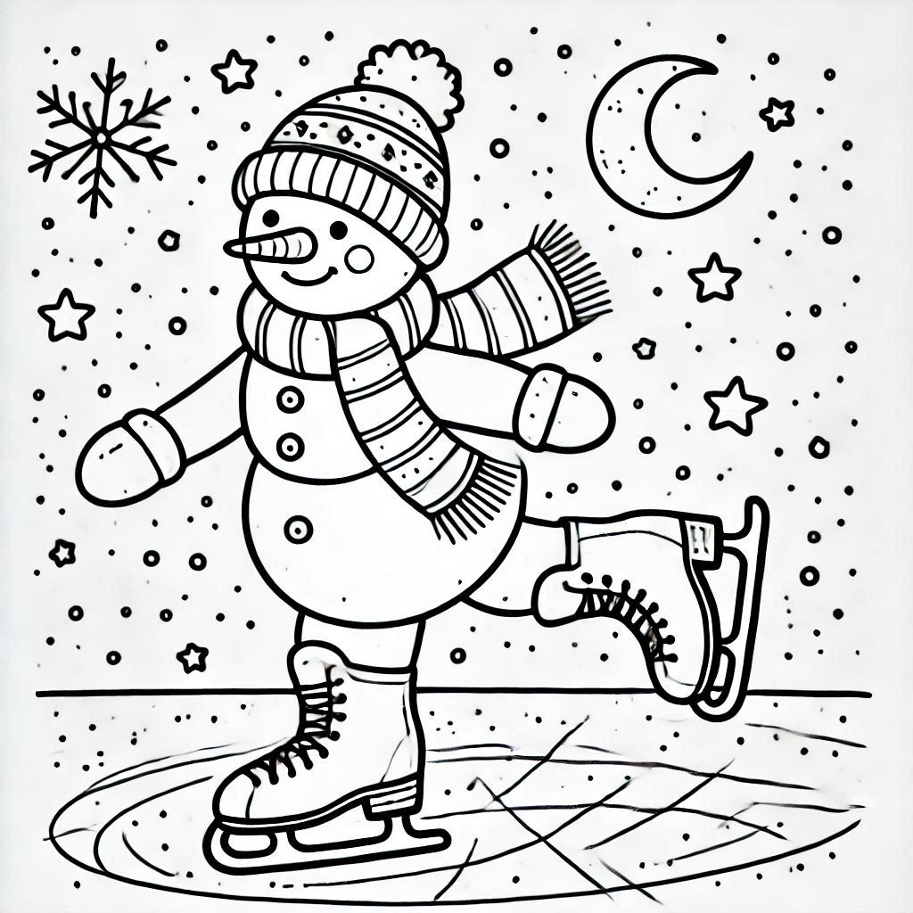 Kleurplaat Schaatsen 14 Kleurplaat Schaatsen Unieke7