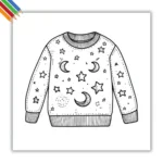 Kleurplaat Trui thumbnail