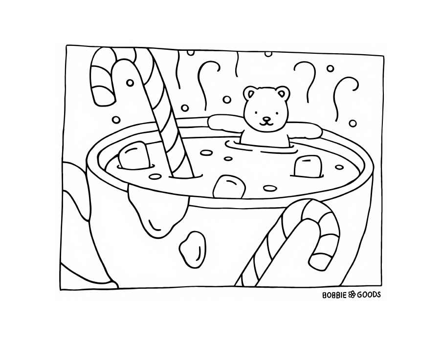 Kleurplaat Bobbie Goods Relax 138