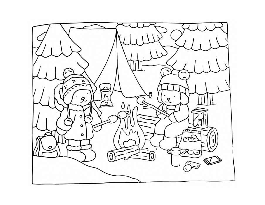 Kleurplaat Bobbie Goods Relax 140