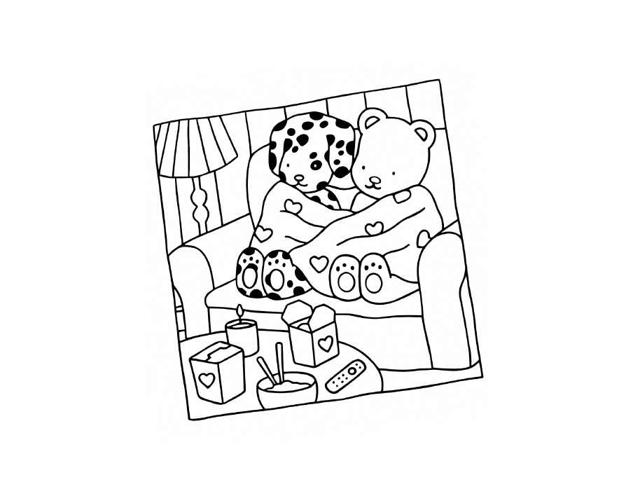 Kleurplaat Bobbie Goods Relax 144