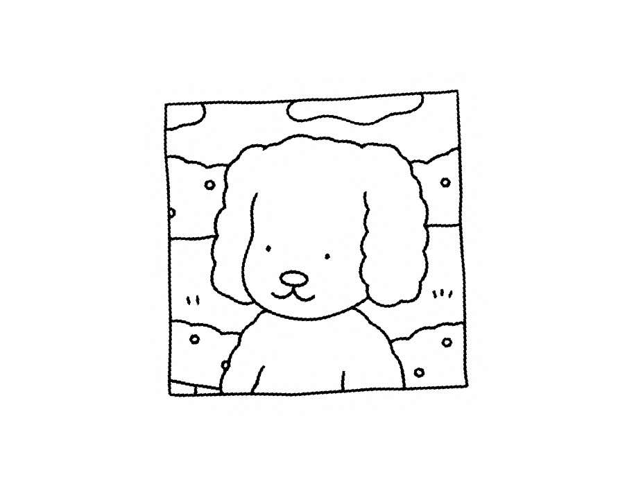 Kleurplaat Bobbie Goods Relax 147