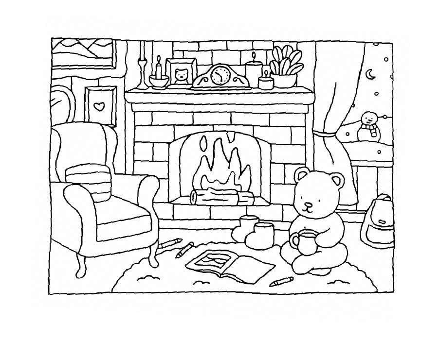 Kleurplaat Bobbie Goods Relax 153