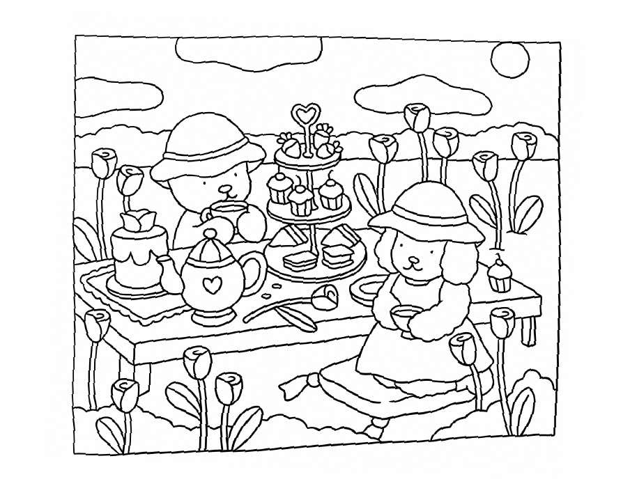 Kleurplaat Bobbie Goods Relax 155