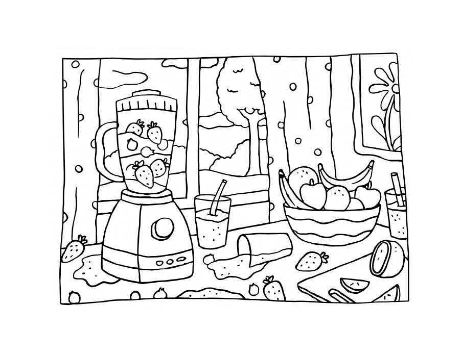 Kleurplaat Bobbie Goods Relax 23