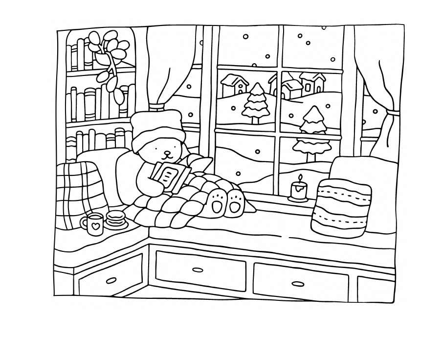 Kleurplaat Bobbie Goods Relax 54