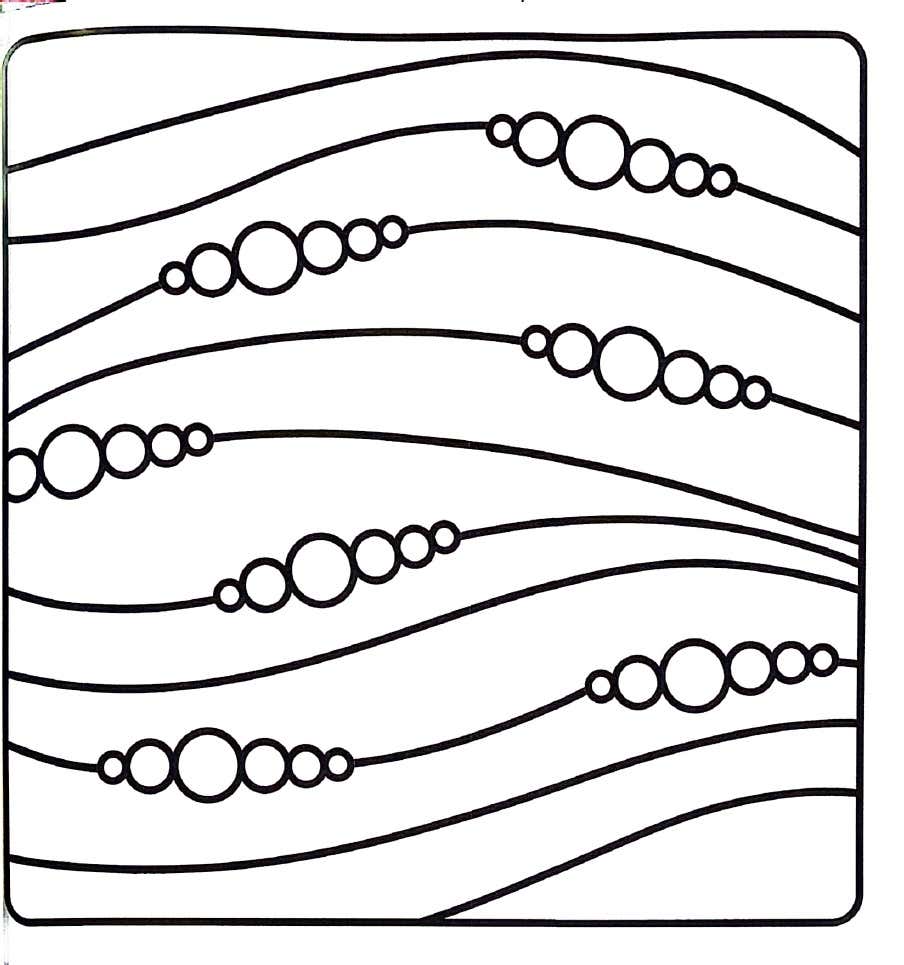 Kleurplaat Comfy Patterns 16