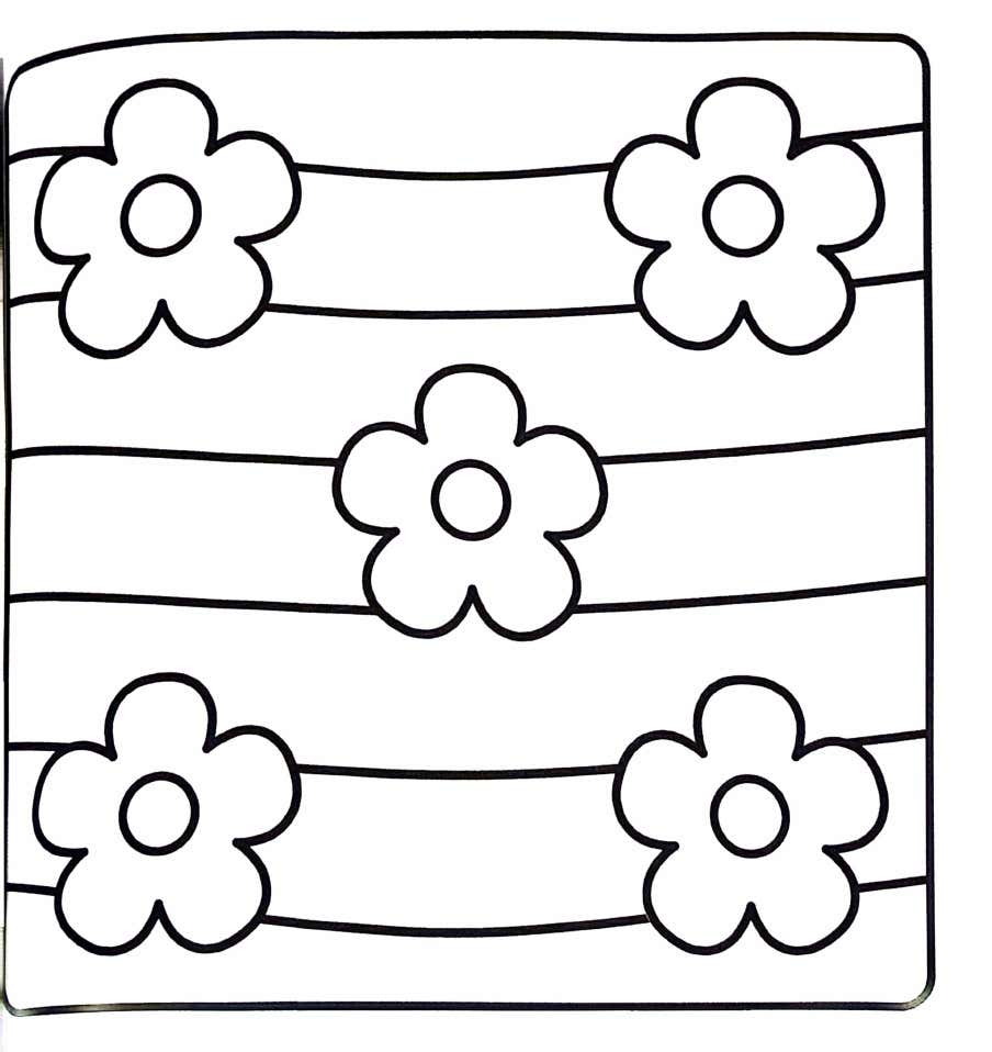 Kleurplaat Comfy Patterns 23