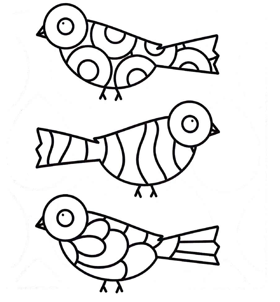 Kleurplaat Comfy Patterns 25