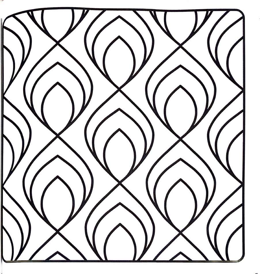 Kleurplaat Comfy Patterns 28