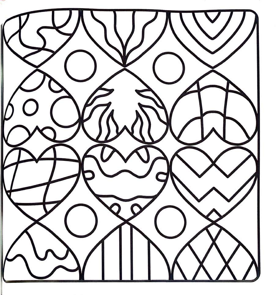 Kleurplaat Comfy Patterns 32