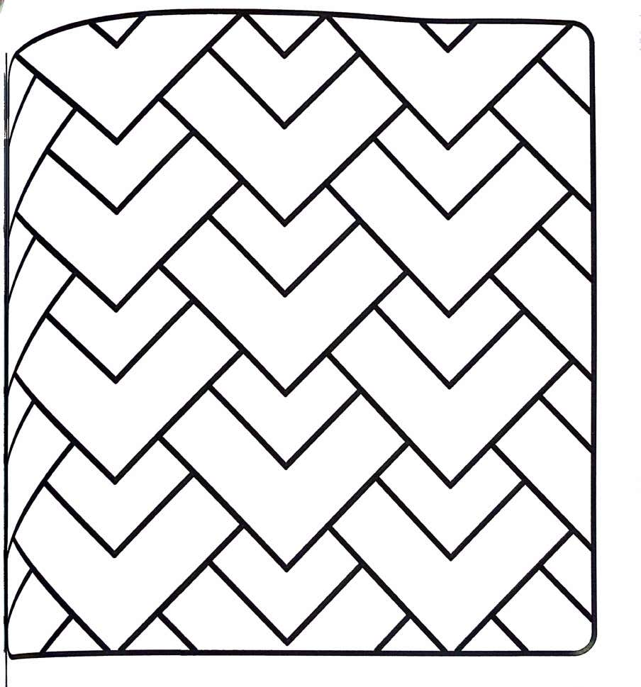 Kleurplaat Comfy Patterns 39