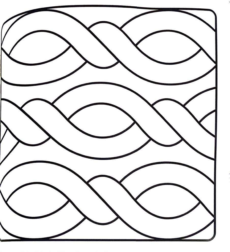 Kleurplaat Comfy Patterns 46