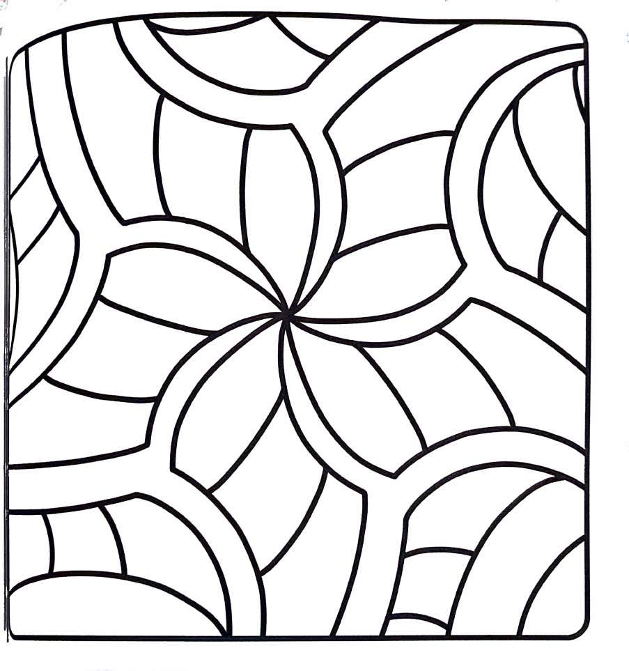 Kleurplaat Comfy Patterns 47