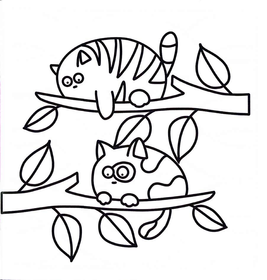 Kleurplaat Comfy Patterns 5