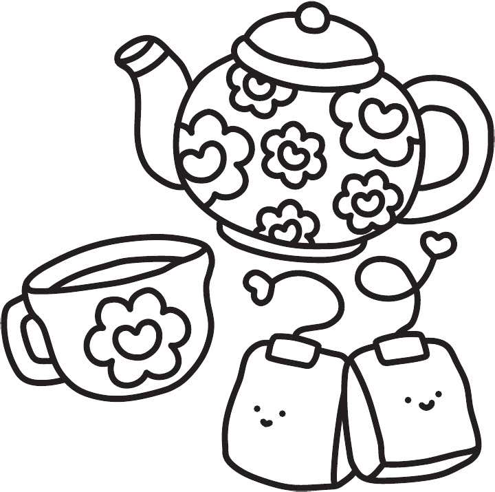 Kleurplaat Cozy Kitchen 11 Kleurplaat Cozy Kitchen 4