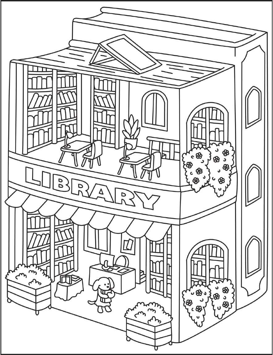 Kleurplaat Cozy Nooks Digital 17 Kleurplaat Cozy Nooks Digital 10