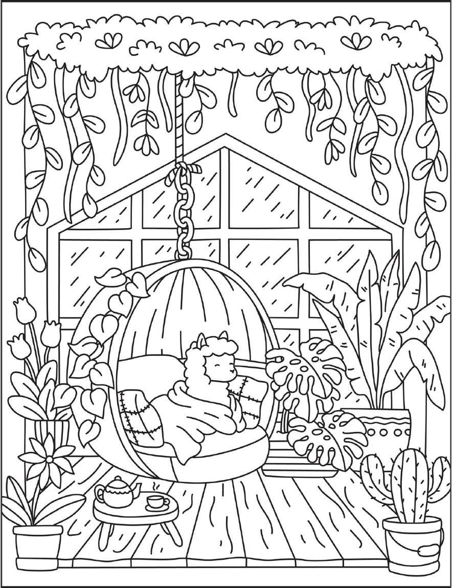 Kleurplaat Cozy Nooks Digital 20 Kleurplaat Cozy Nooks Digital 13