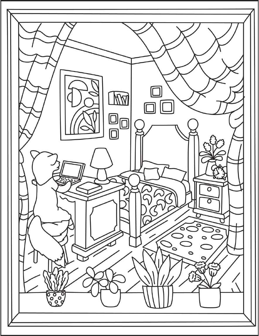 Kleurplaat Cozy Nooks Digital 21 Kleurplaat Cozy Nooks Digital 14