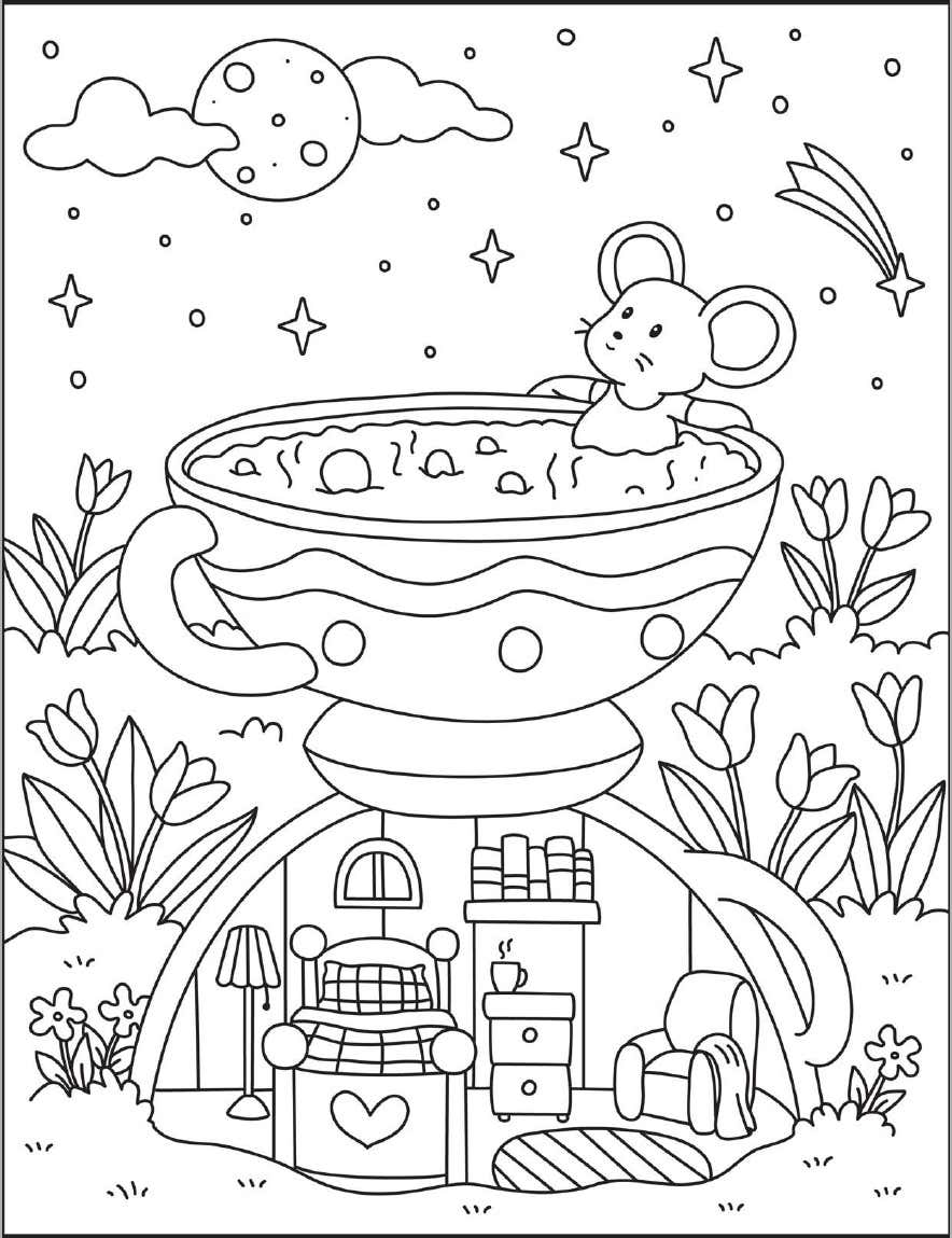 Kleurplaat Cozy Nooks Digital 30 Kleurplaat Cozy Nooks Digital 23