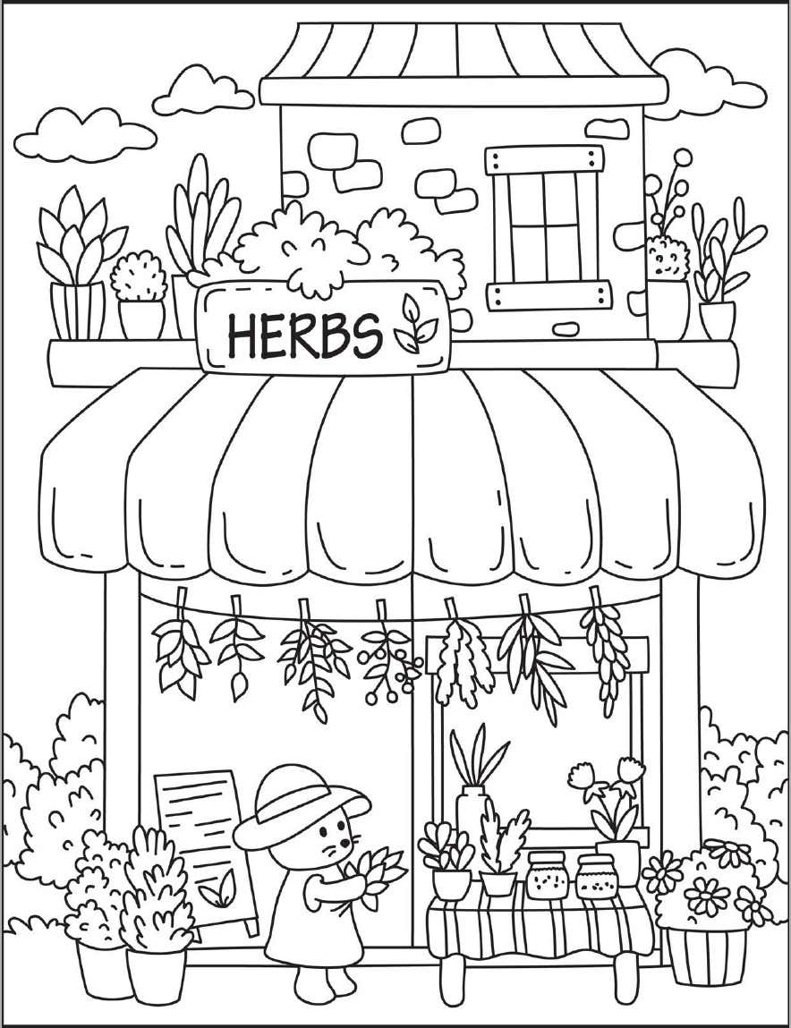 Kleurplaat Cozy Nooks Digital 35 Kleurplaat Cozy Nooks Digital 28