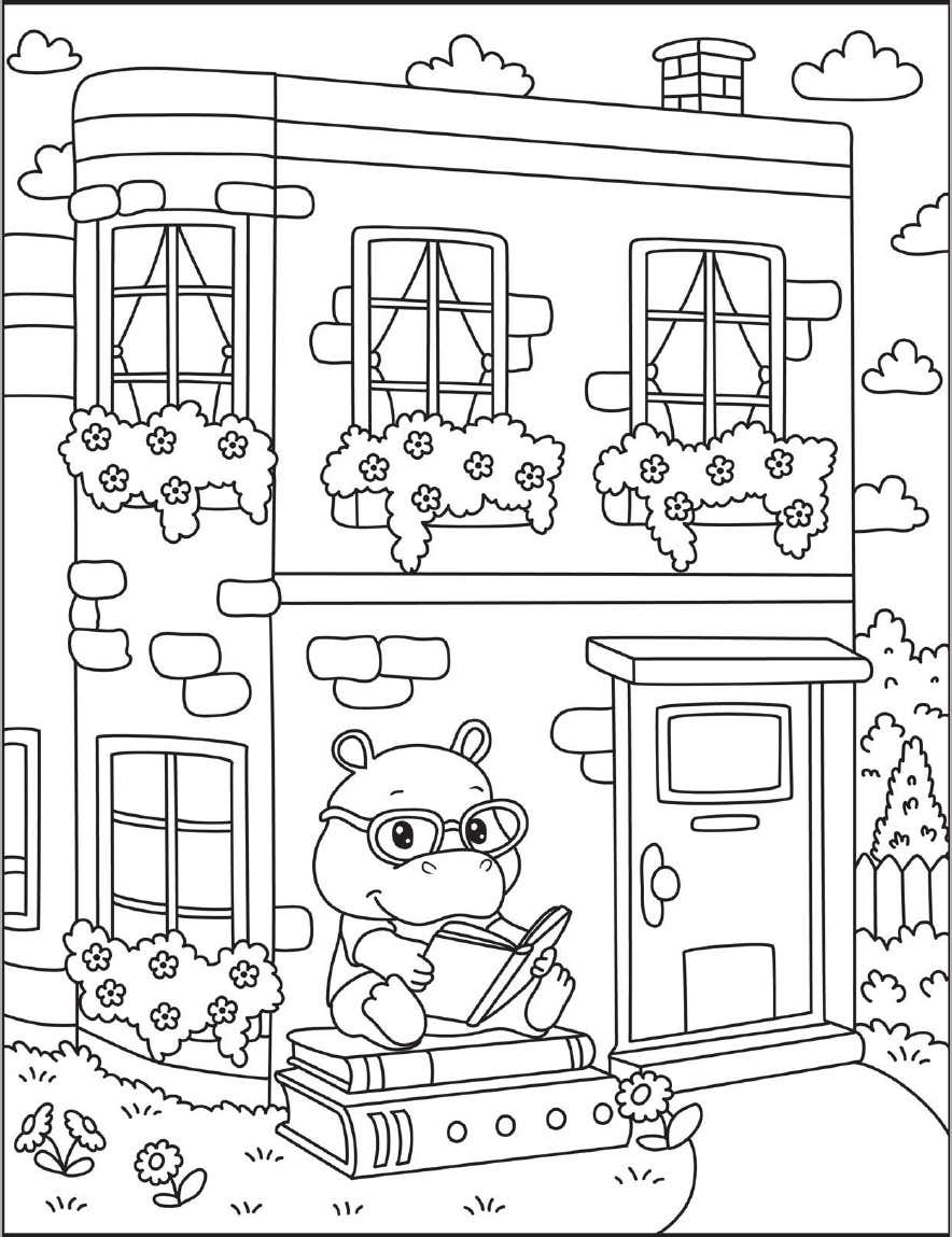 Kleurplaat Cozy Nooks Digital 10 Kleurplaat Cozy Nooks Digital 3