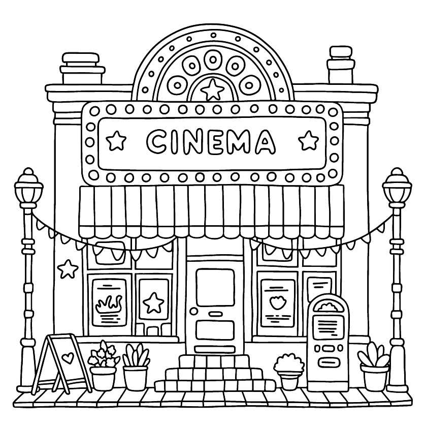 Kleurplaat Cozy Retreats 41