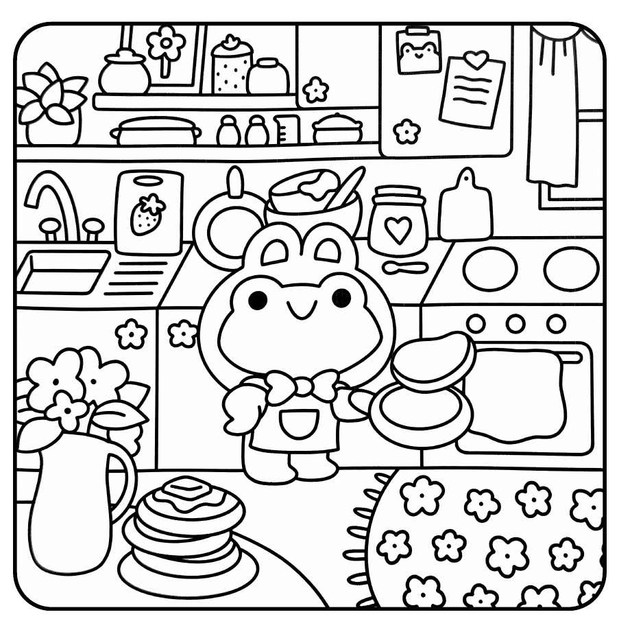 Kleurplaat Froggy Days 10