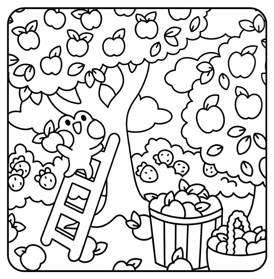 Kleurplaat Froggy Days 23