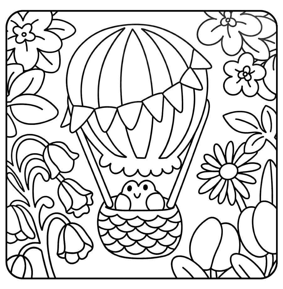 Kleurplaat Froggy Days 25