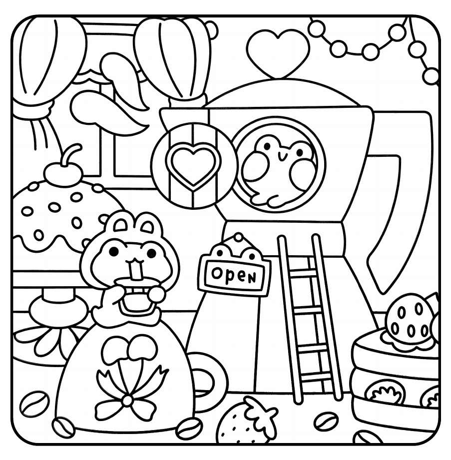 Kleurplaat Froggy Days 31