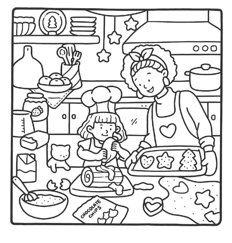 Kleurplaat Girl Moments 36