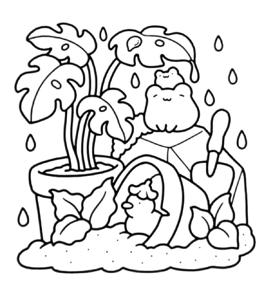 Kleurplaat Into Gardens 8 Kleurplaat Into Gardens 1