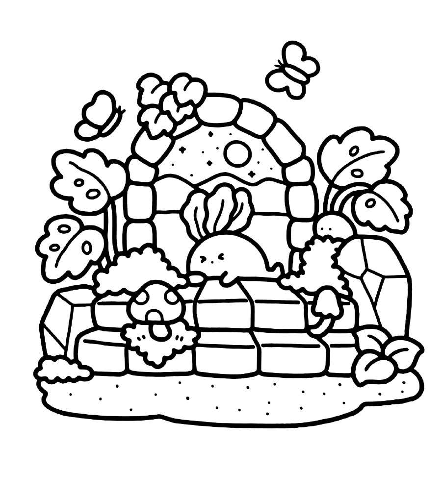 Kleurplaat Into Gardens 30 Kleurplaat Into Gardens 23