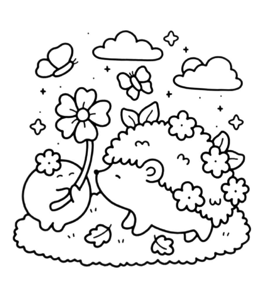 Kleurplaat Into Gardens 10 Kleurplaat Into Gardens 3