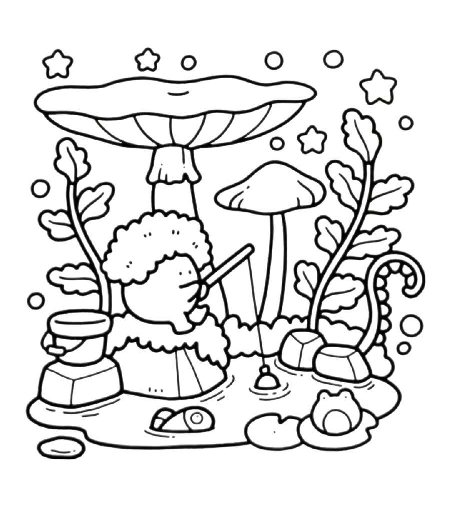 Kleurplaat Into Gardens 13 Kleurplaat Into Gardens 6