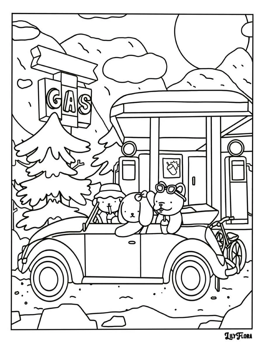 Kleurplaat Lily Flora 13