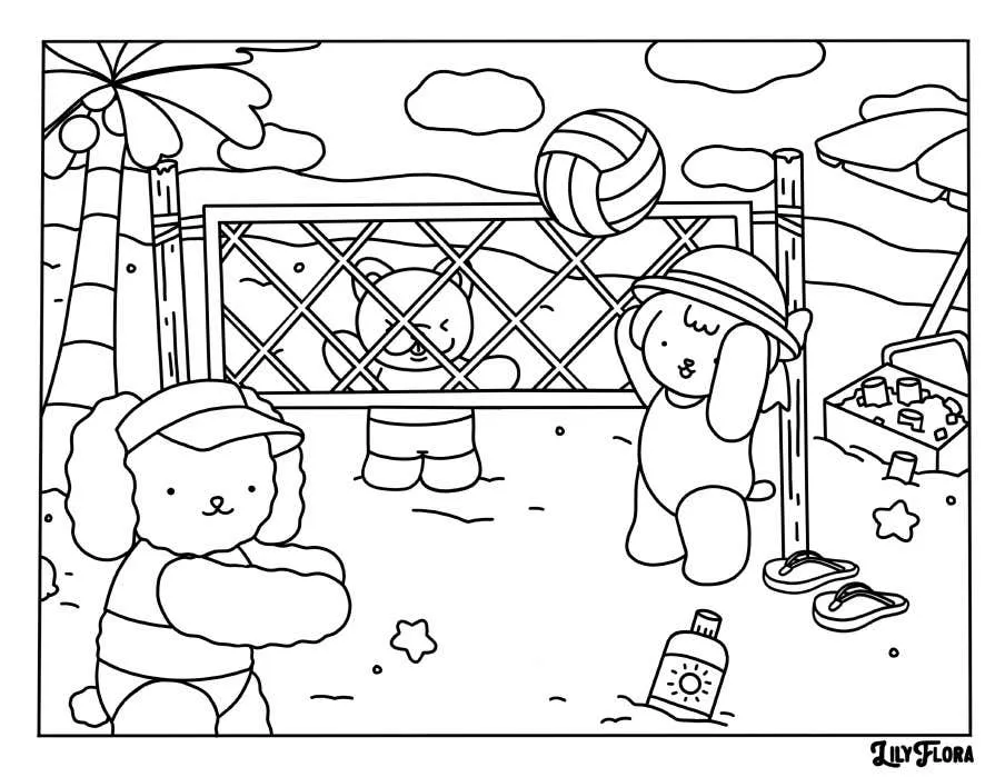 Kleurplaat Lily Flora 21