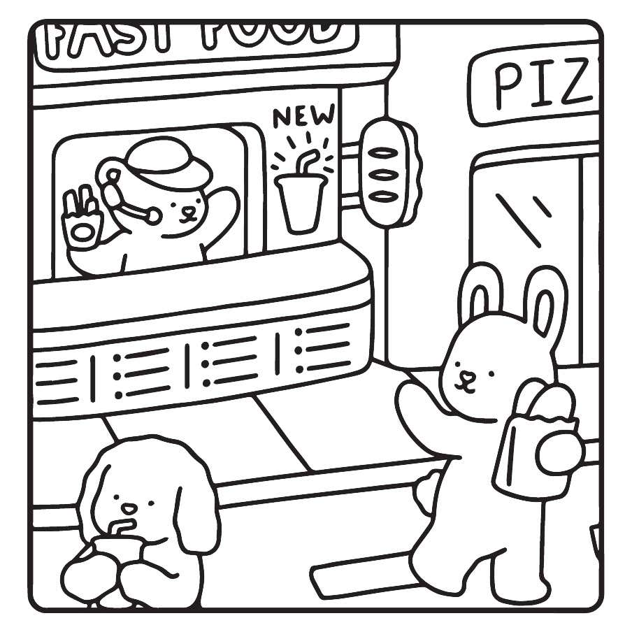 Kleurplaat My Fuzzy Buddies 19 Kleurplaat My Fuzzy Buddies 12