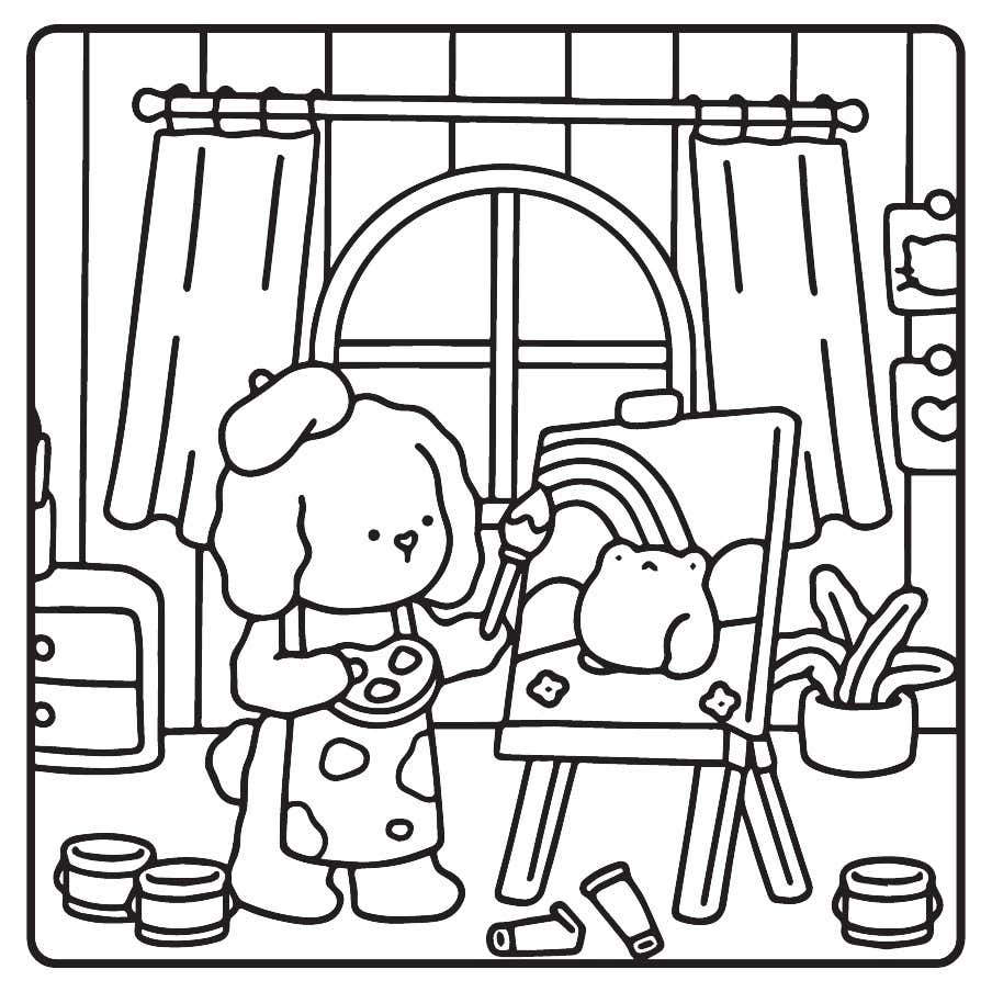 Kleurplaat My Fuzzy Buddies 21 Kleurplaat My Fuzzy Buddies 14