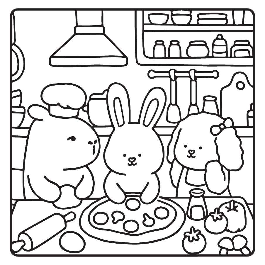 Kleurplaat My Fuzzy Buddies 22 Kleurplaat My Fuzzy Buddies 15