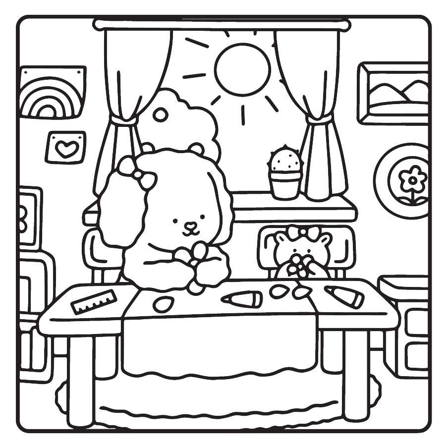 Kleurplaat My Fuzzy Buddies 25 Kleurplaat My Fuzzy Buddies 18