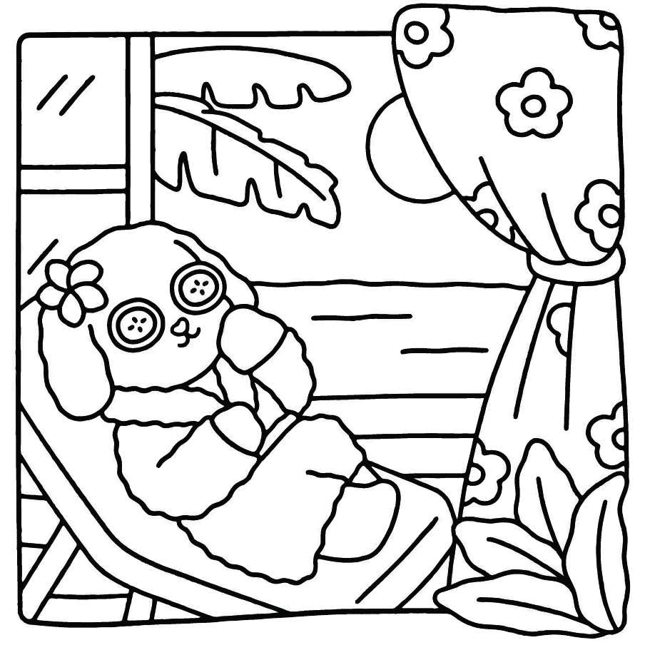 Kleurplaat My Fuzzy Buddies 9 Kleurplaat My Fuzzy Buddies 2