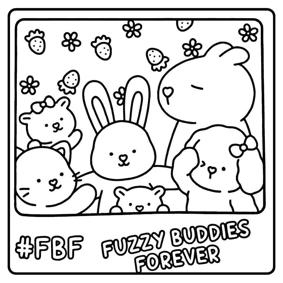 Kleurplaat My Fuzzy Buddies 30 Kleurplaat My Fuzzy Buddies 23